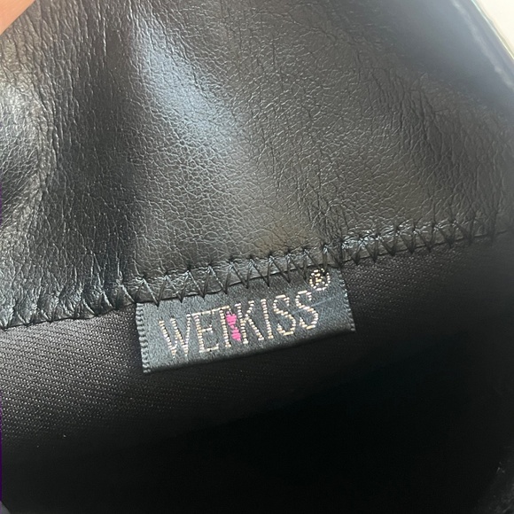 Wetkiss Black Faux Leather Women’s Cowboy Boots – Size 9 – Excellent Condition - Picture 7 of 8